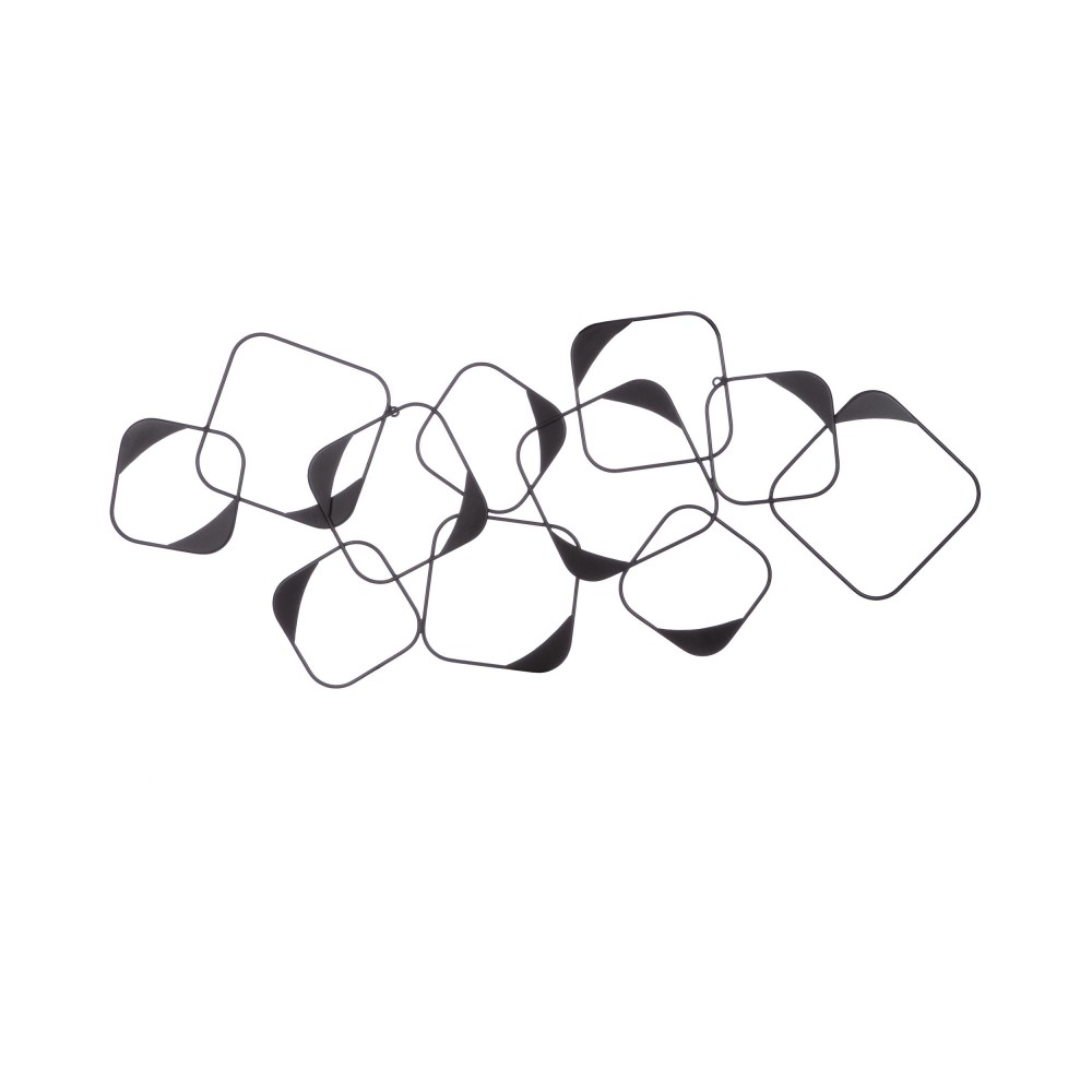 Wandrelief Cube Art schwarz