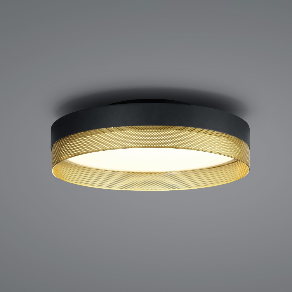 Deckenleuchte Mesh schwarz/gold online kaufen