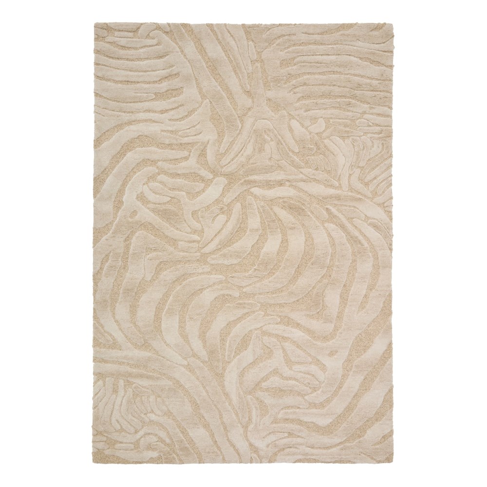 Kave Home Wollteppich Tribet beige