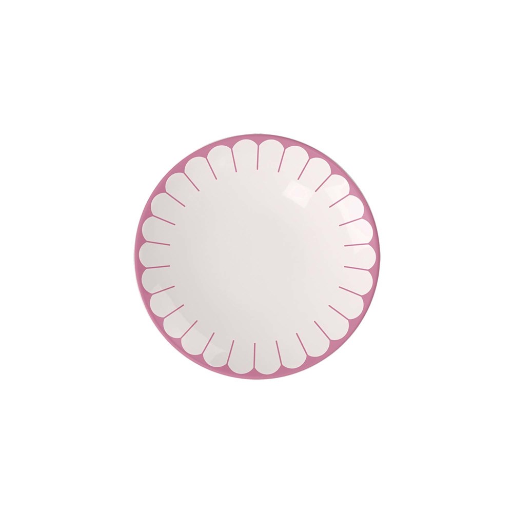 Villeroy & Boch Dessertteller Fleur cassis/weiß