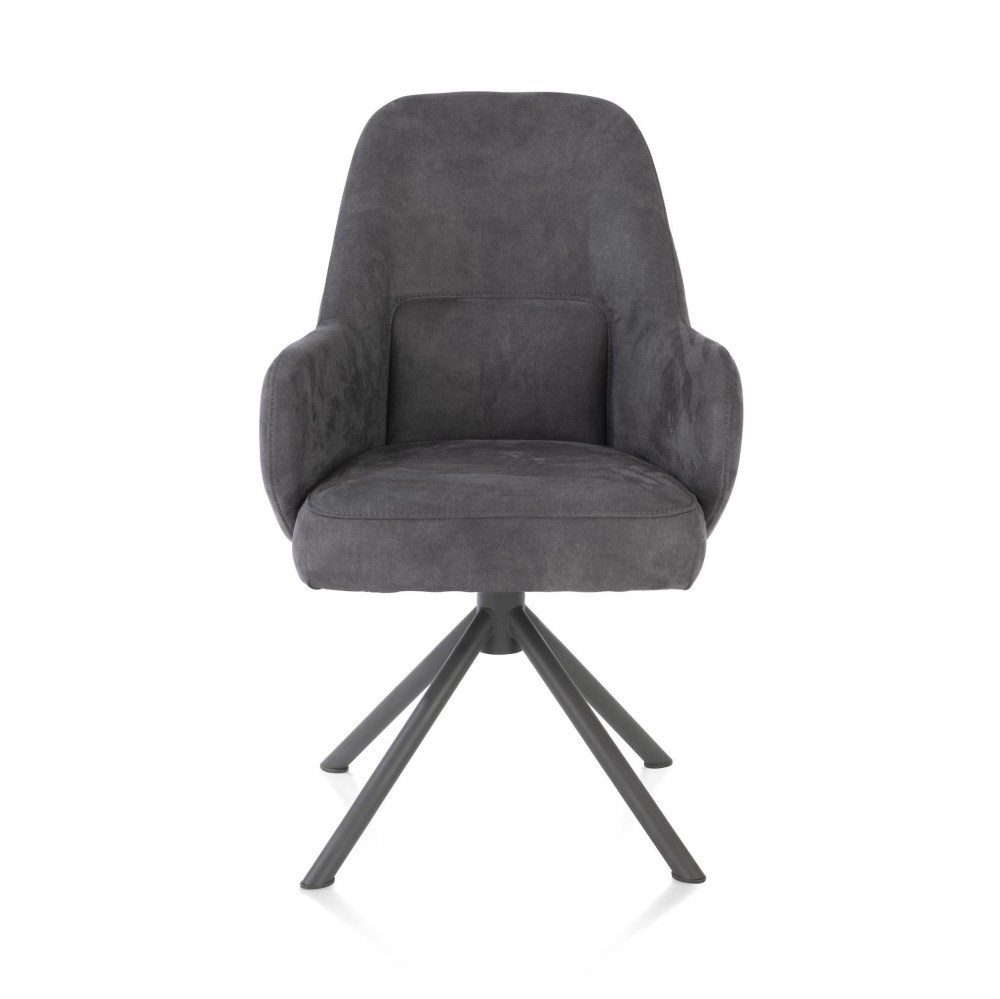 Armlehnstuhl drehbar H&H Melle anthrazit / graphit (mit Relax-Wippfunktion) online kaufen