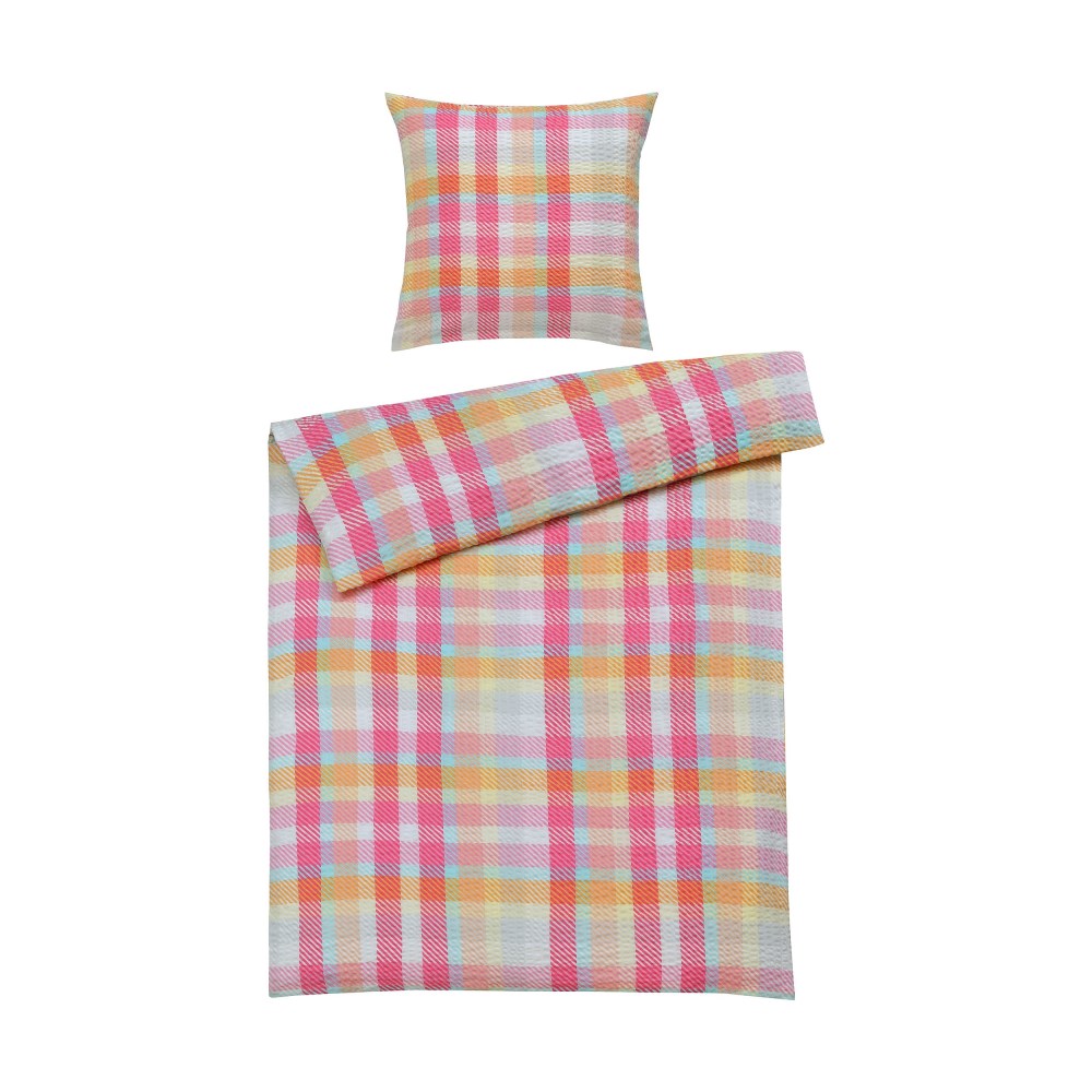 Bettwäsche Leslie pink/orange online kaufen