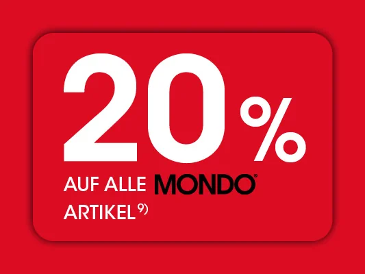 20% auf Mondo Artikel ausschluss 9