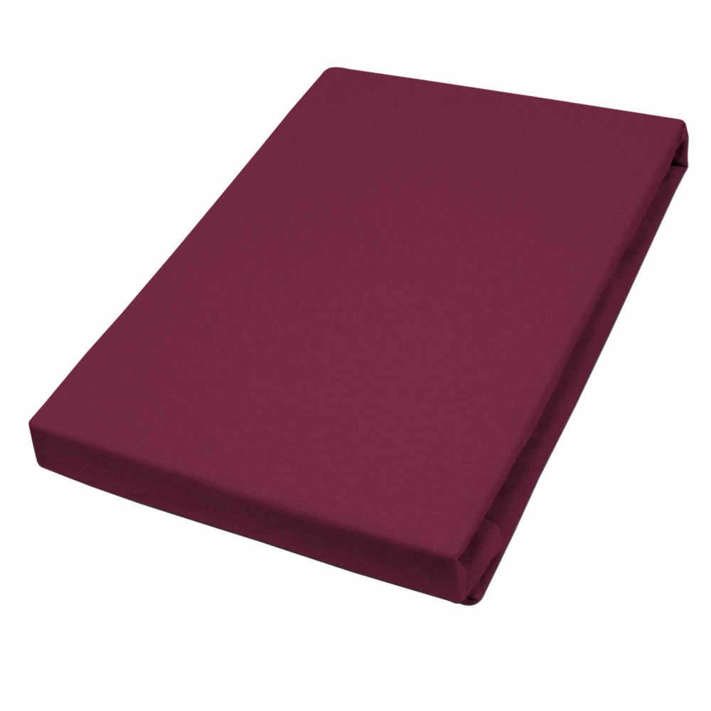 Spannbetttuch Primera bordeaux
