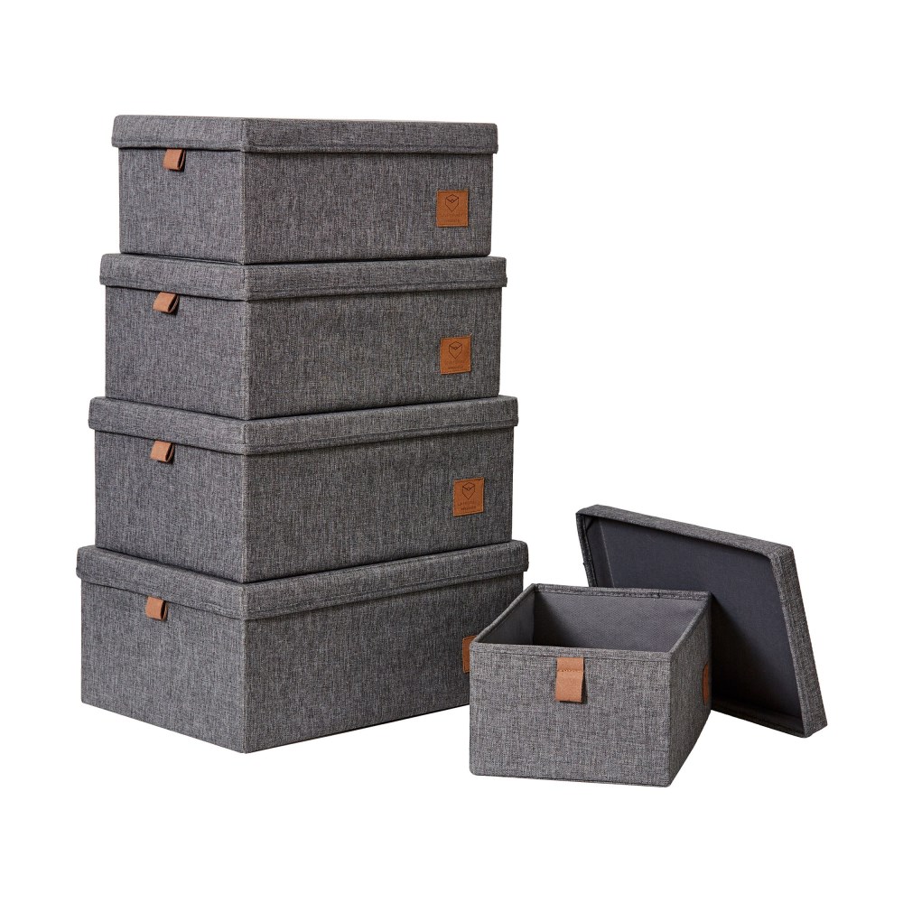 Ordnungsboxen Premium5-teilig Grau online kaufen