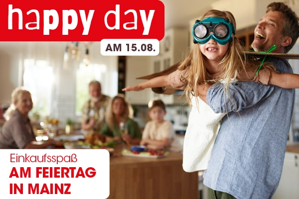 Einkaufsspaß am Feiertag in Mainz