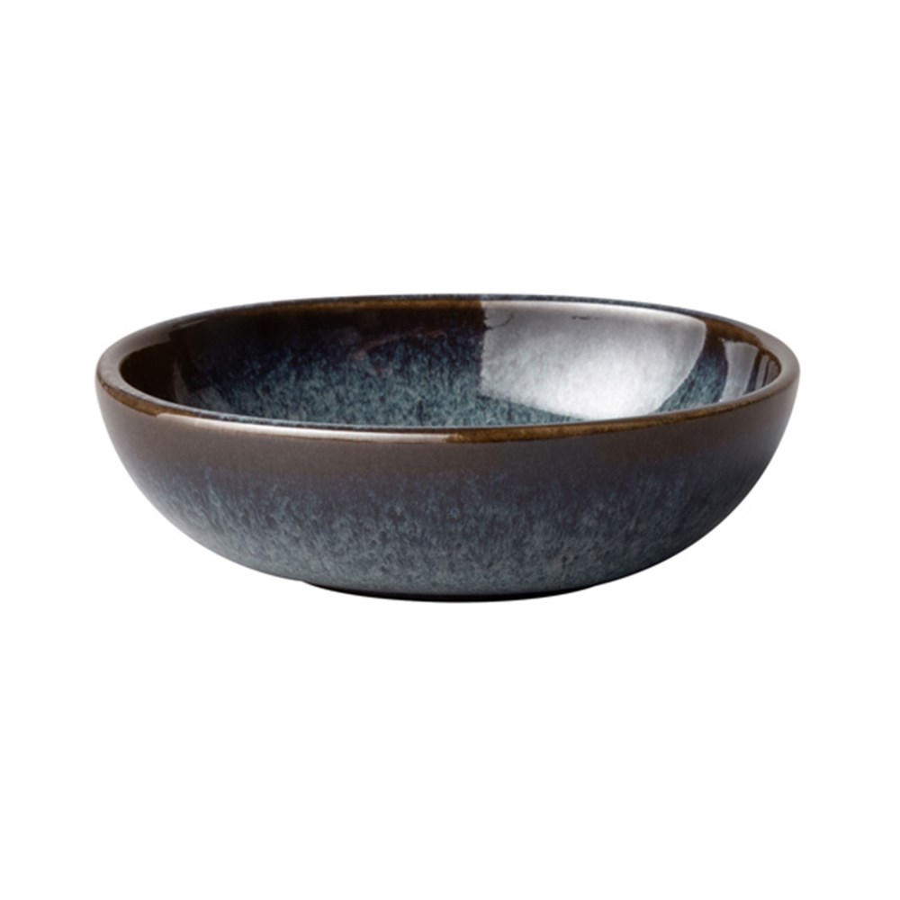 Dipschale Lave gris grau, ca. 10x3x11 cm, Steingut