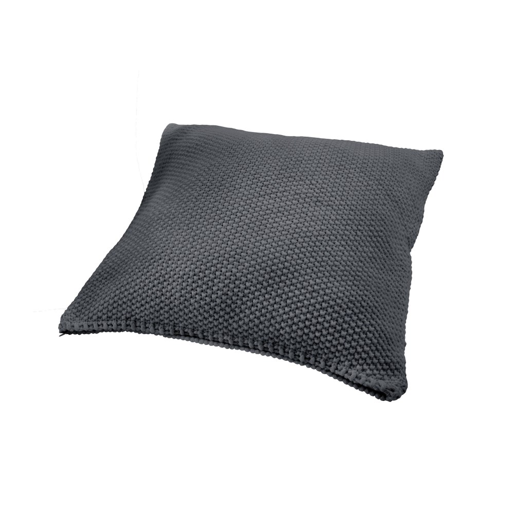 Strickkissenhülle anthrazit