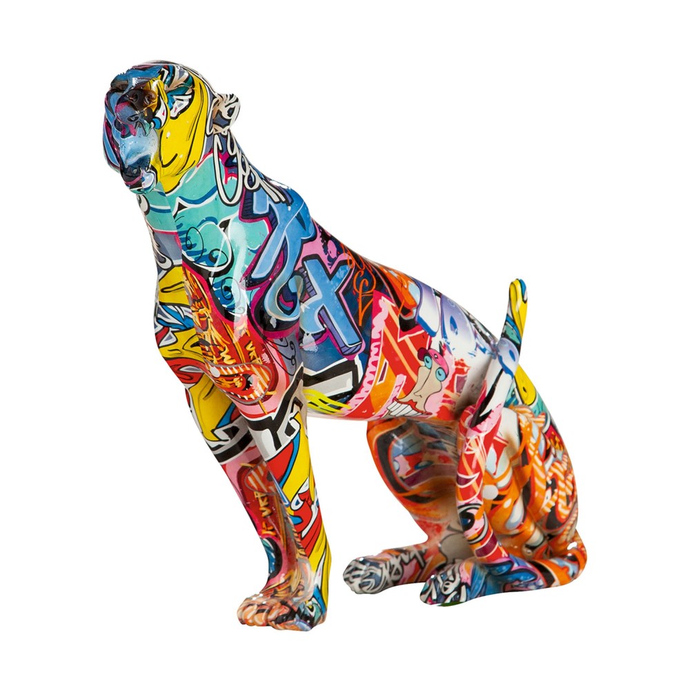 Gepard Street Art mehrfarbig