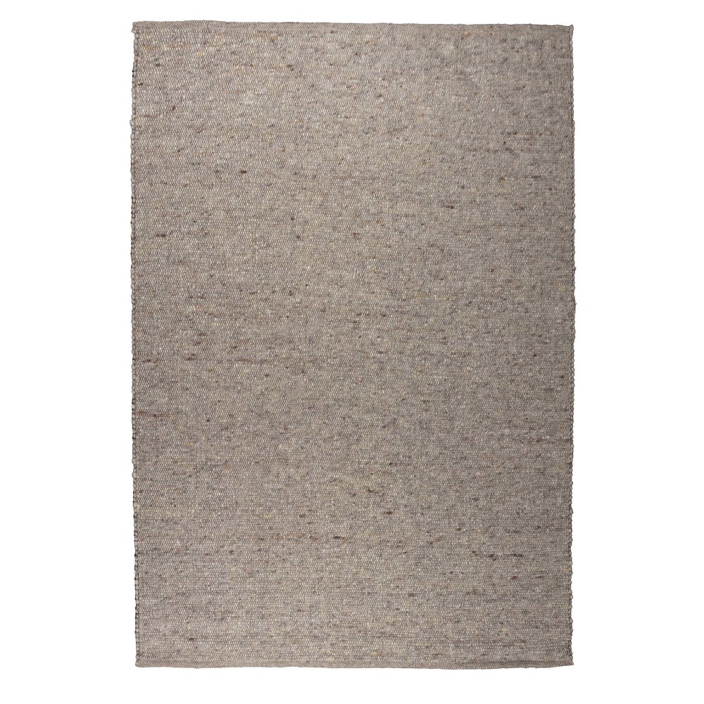 naturwerk Handwebteppich Nature black