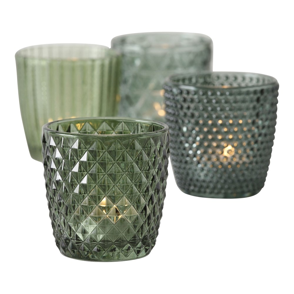 Windlichter-Set Marilu 4-teilig grün, blau online kaufen