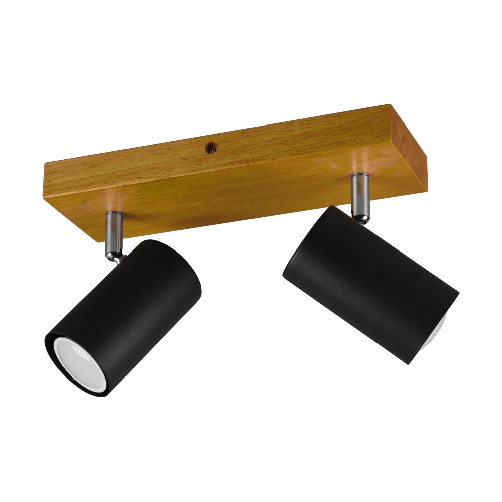 Balkenspot Marley schwarz, Holz