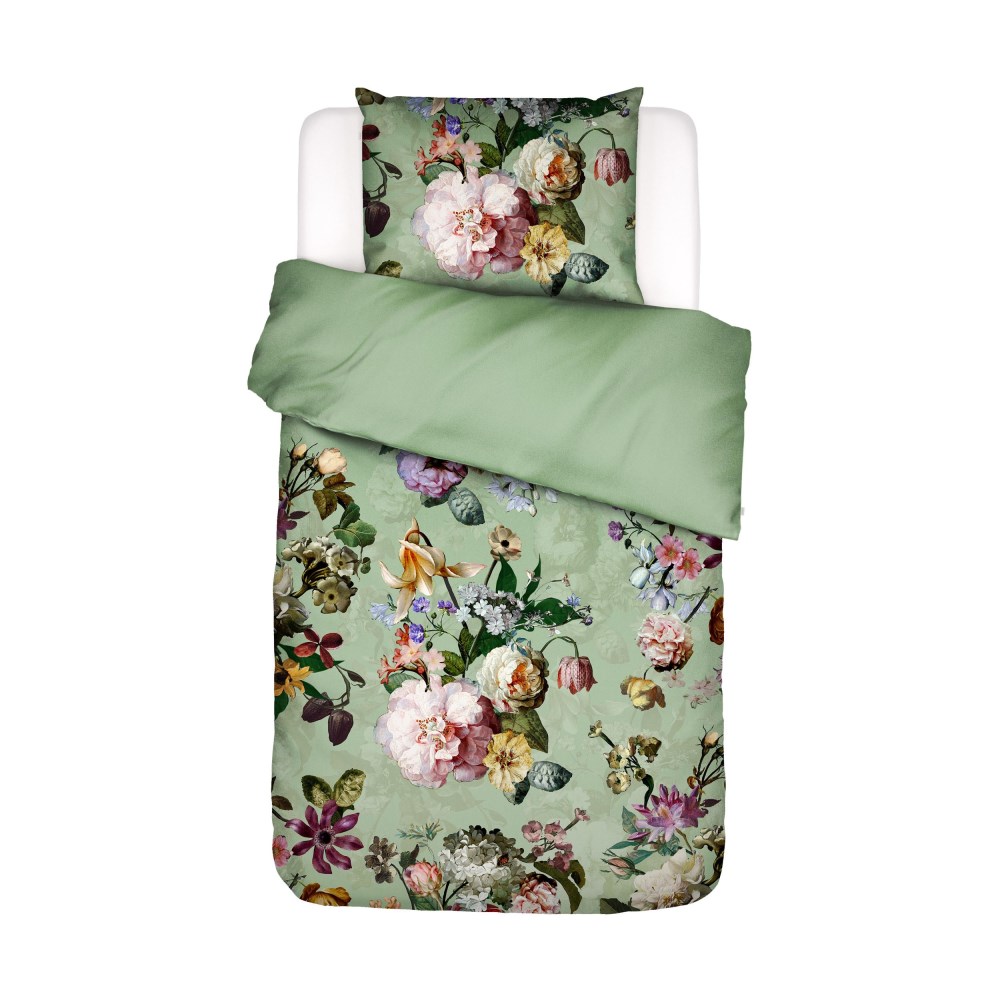 Bettwäsche Fleur quiet green