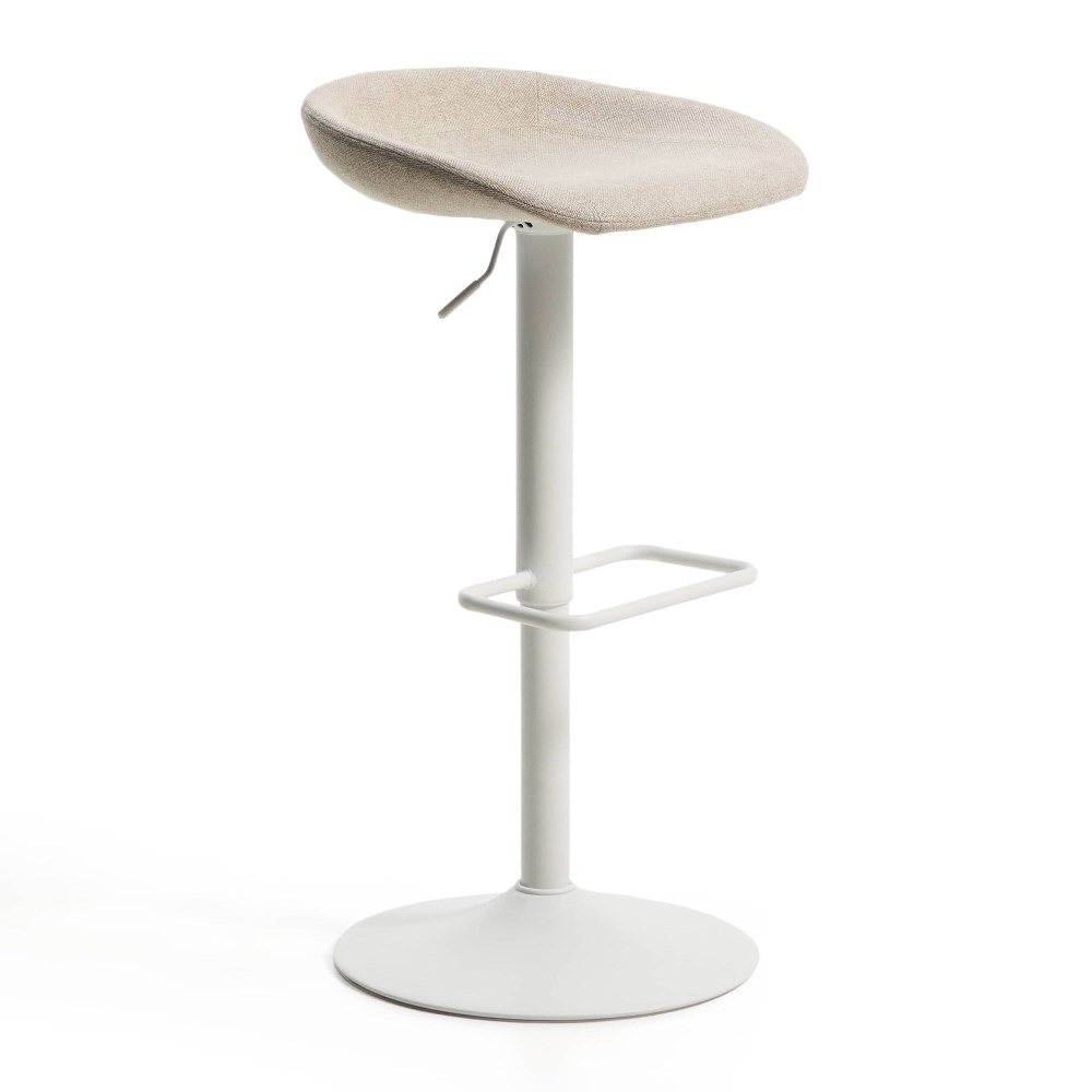 Kave Home Hocker Danua mit beiger Chenille