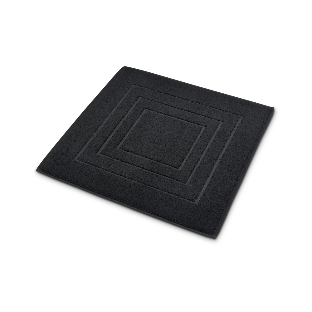 Badeteppich MONDO Fenro anthrazit ca. 60x60 cm, 100% Baumwolle
