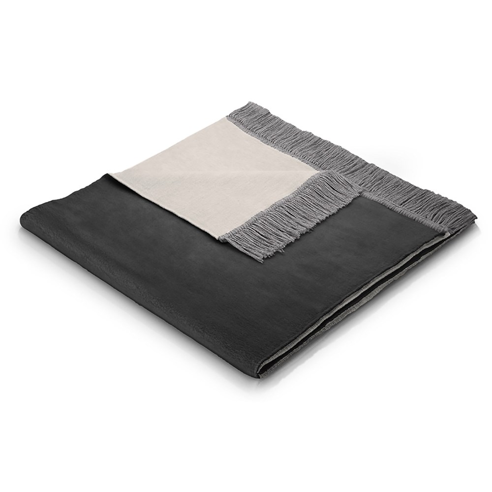 Sofaläufer anthrazit-silber
