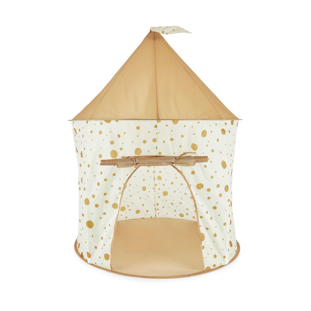 bieco Pop up Spielzelt Dots beige/braun