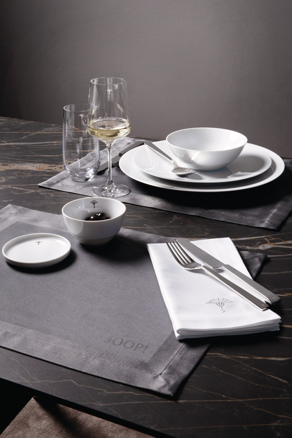 Servietten-Set JOOP! Signature platin online kaufen