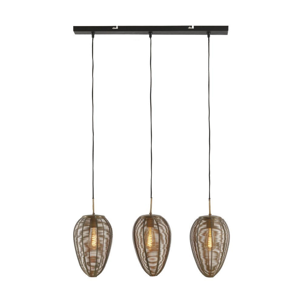 Hängeleuchte Yaelle bronze antik
