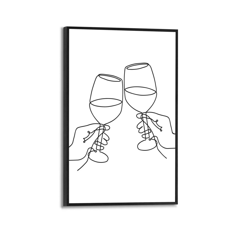 Rahmenbild Slim Frame Wein