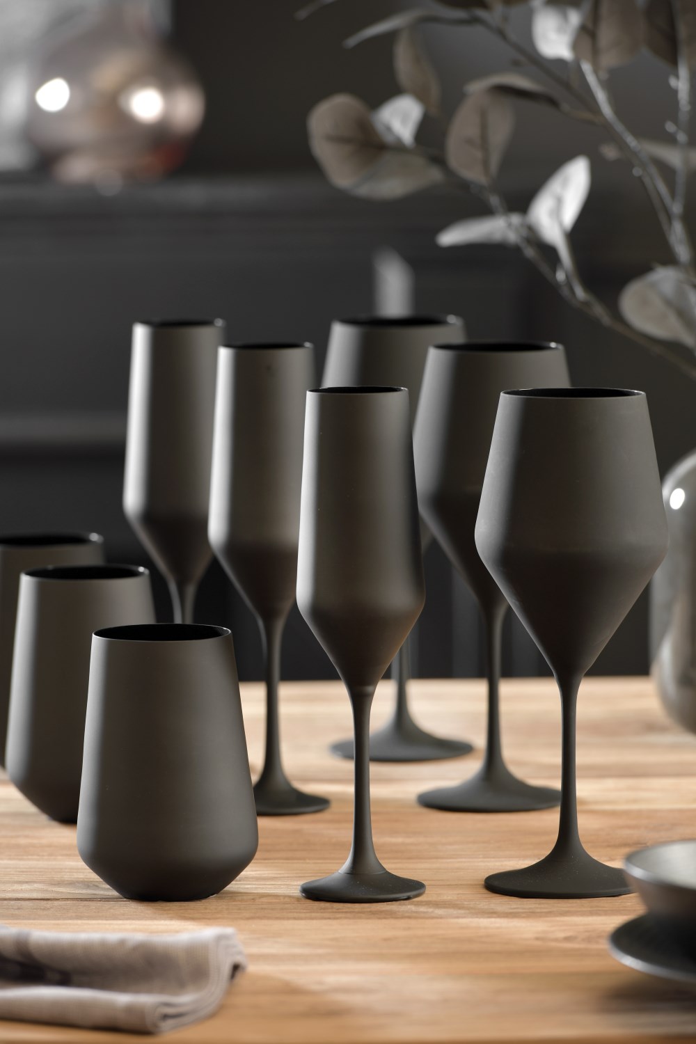 Weinkelch 460ml Jane schwarz online kaufen