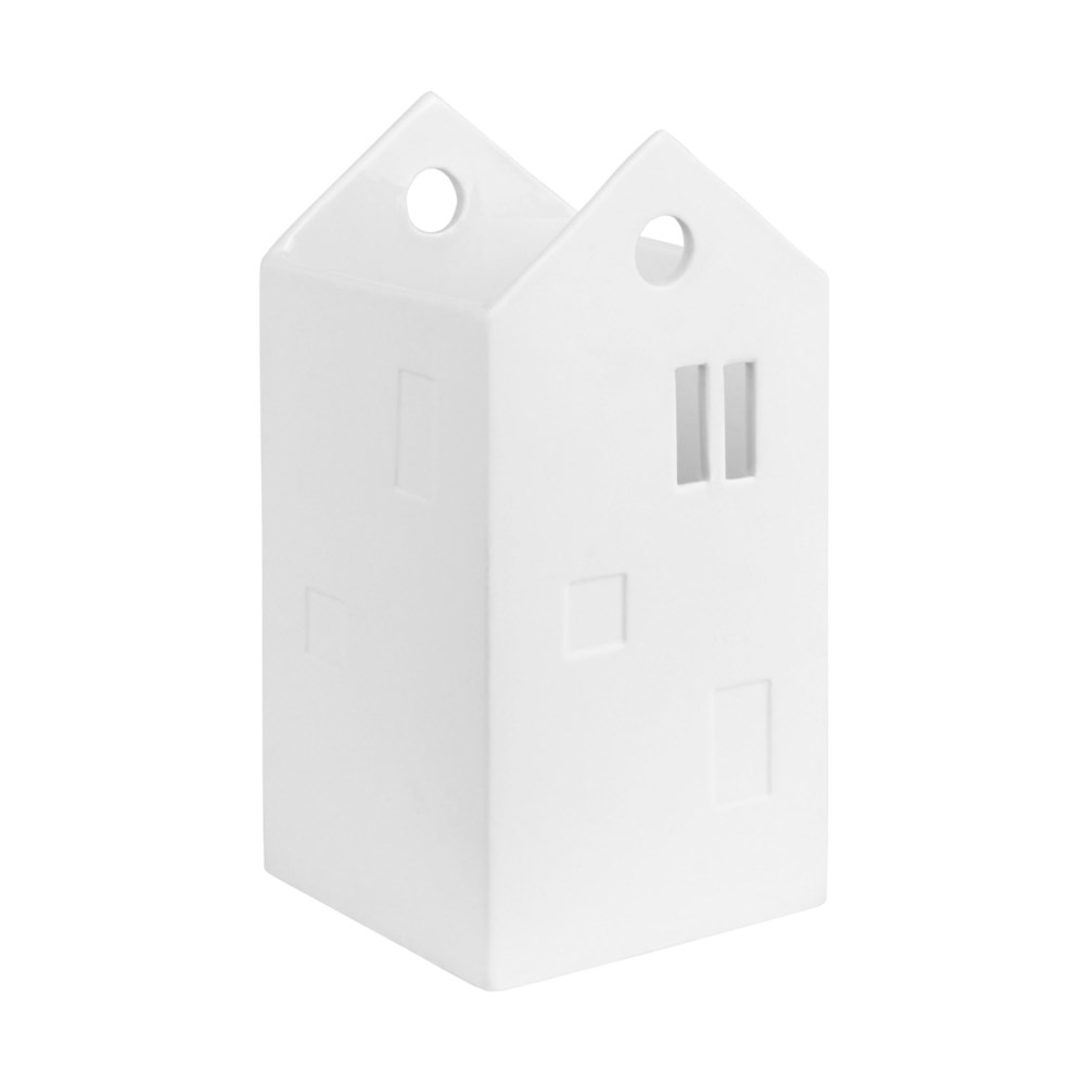 räder Vase Wohnhaus weiß