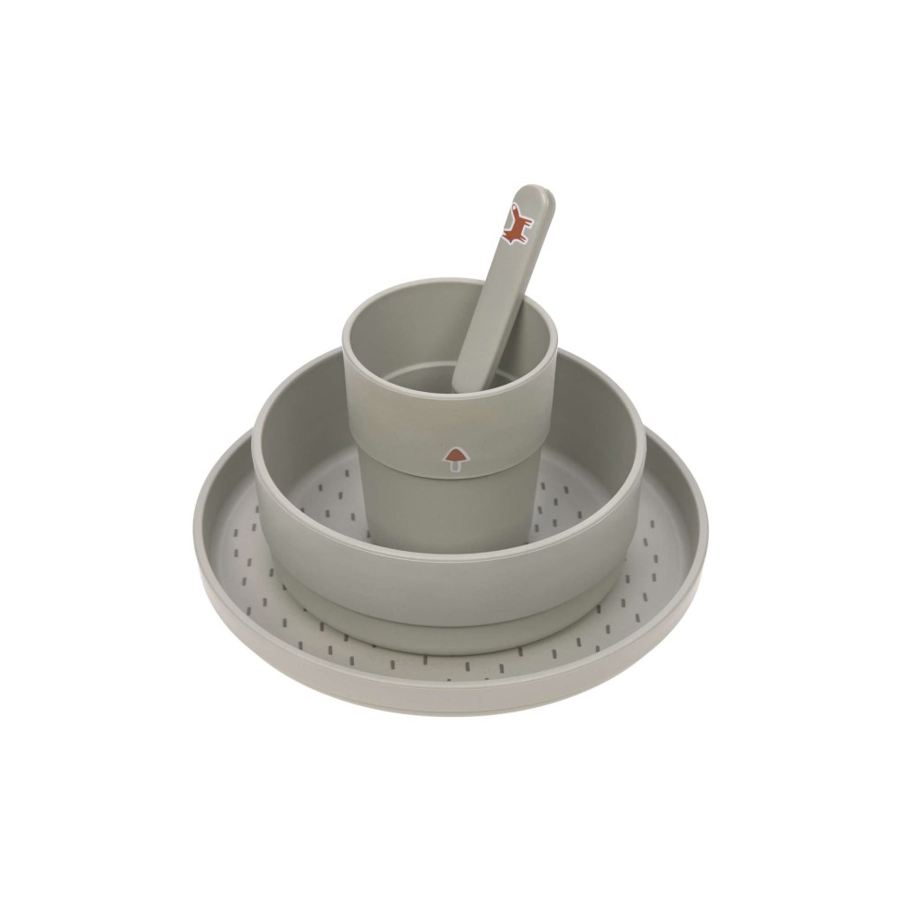 LÄSSIG Geschirrset Dish Set PP/Cellulose