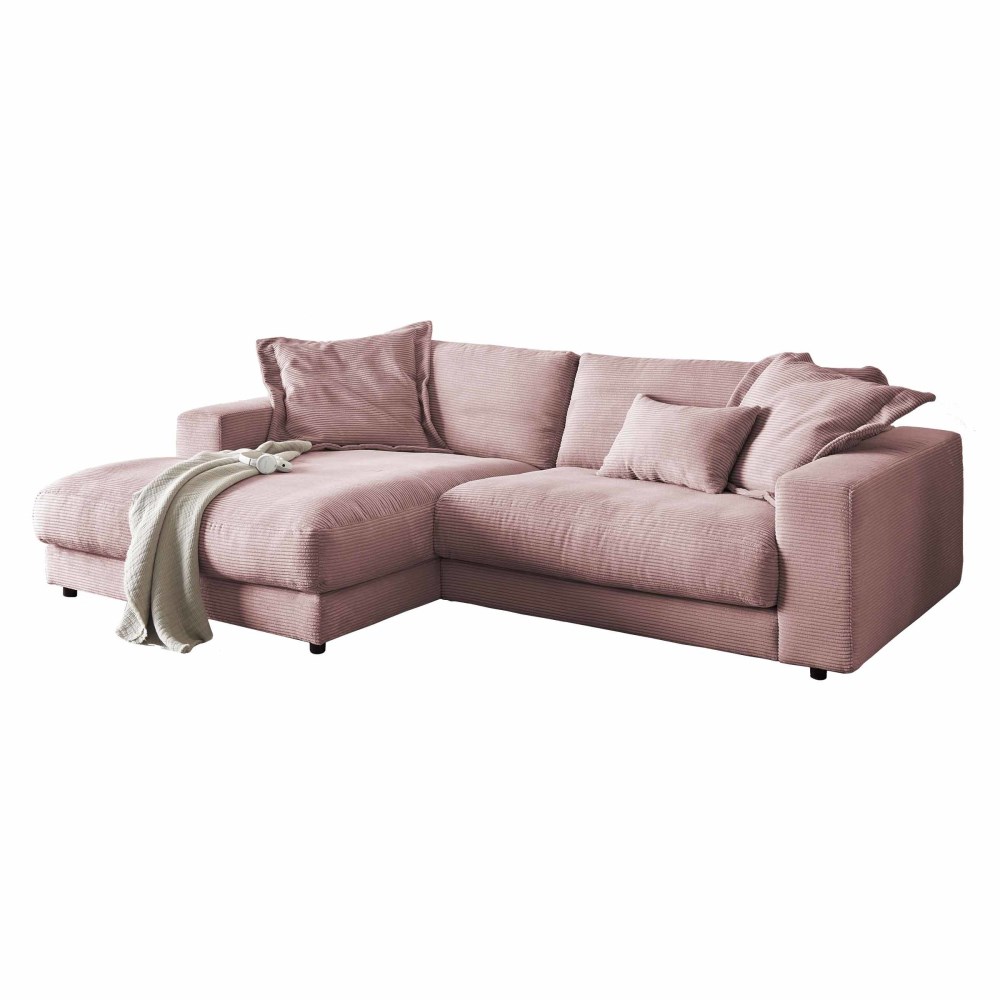 Ecksofa High End rosa Ausrichtung links online kaufen