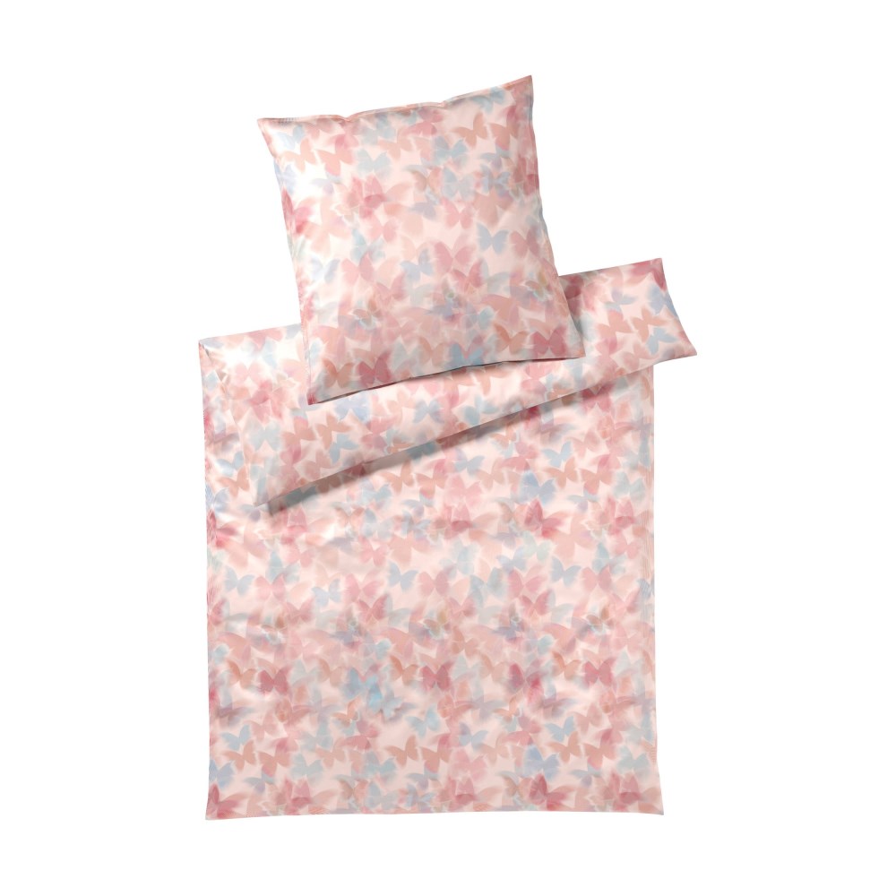 elegante Bettwäsche Lucid pfirsich/rosé