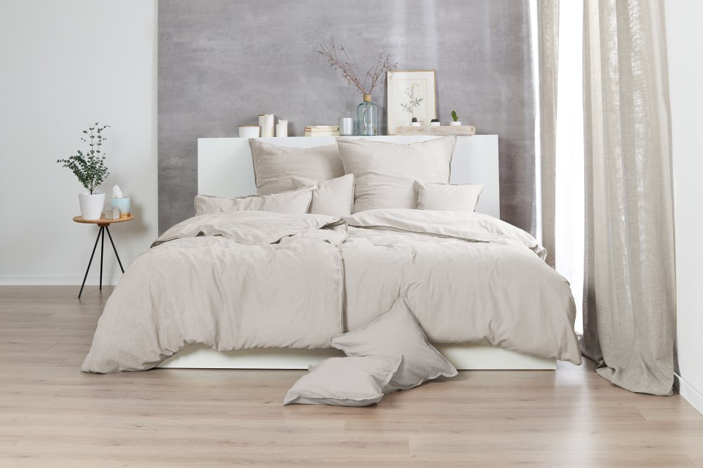 Bettwäsche stonewashed leinen 240 x 220 cm online kaufen