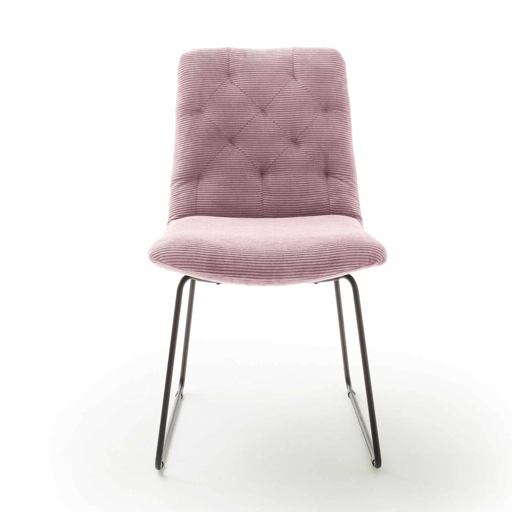 Stuhl Sixty Chair 2.0 Kufe Feincord altrosa / Stuhl online kaufen
