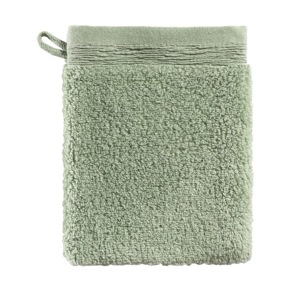 Waschhandschuh Organic jade ca. 16x21 cm, 100% Baumwolle