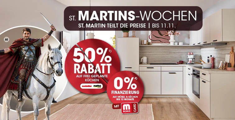 Küchen-SALE: Markenküchen zu attraktiven Preisen