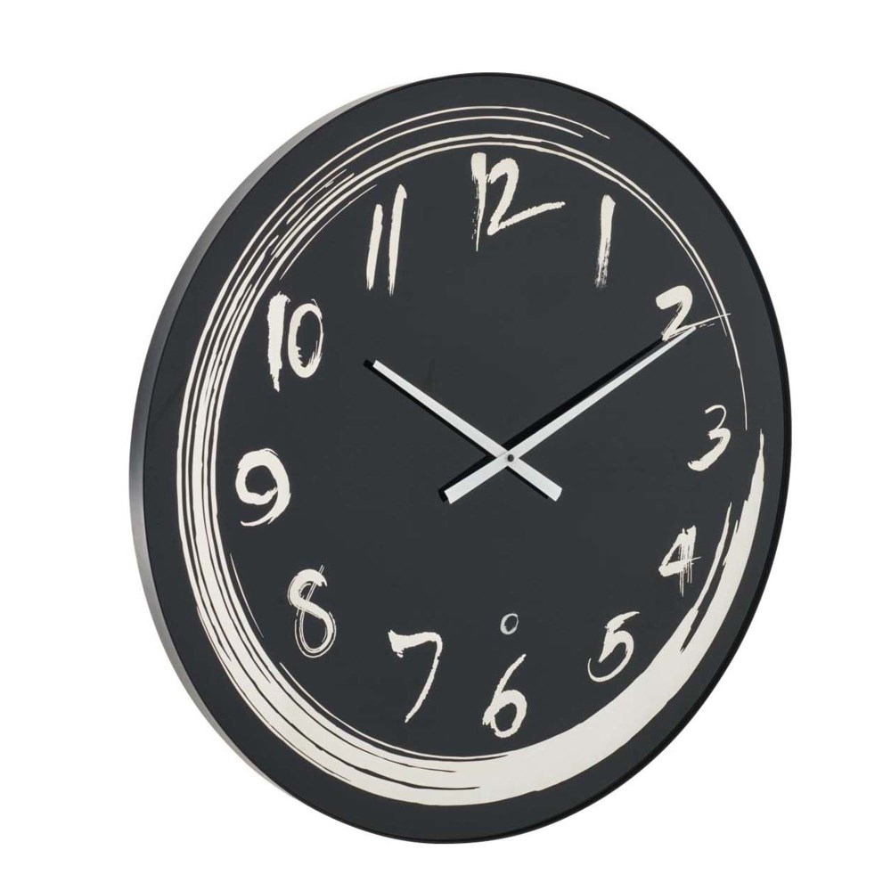 Wanduhr schwarz
