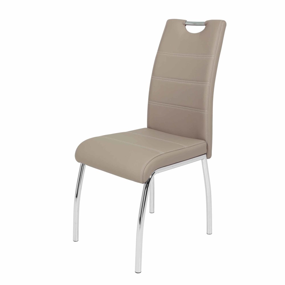 Stuhl Susi S Kunstleder cappuccino, ca. 44x98x61 cm, zerlegt