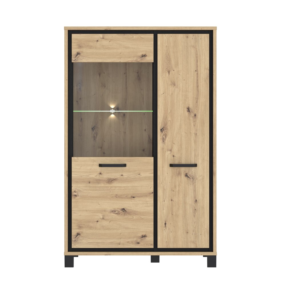 Highboard-Vitrine L Trondheim