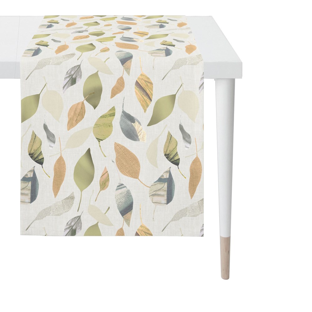 Tischläufer natur/grün/beige online kaufen