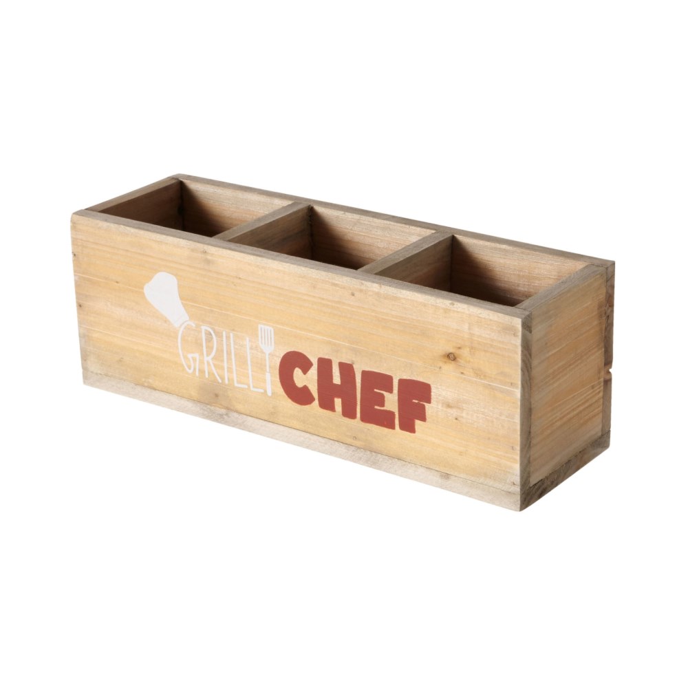 Deko-Box Grillzeit natur 9 x 28 x 10 cm online kaufen