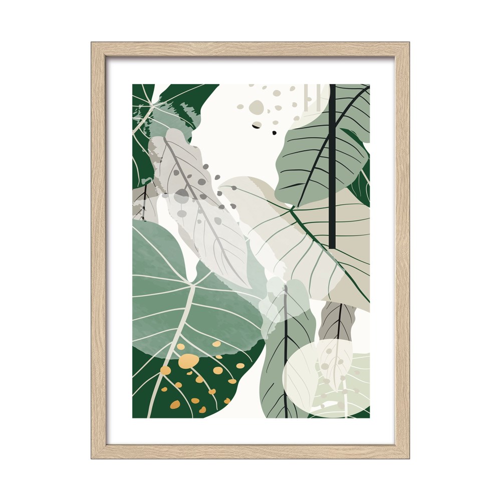 Bild Big Green Leaves I