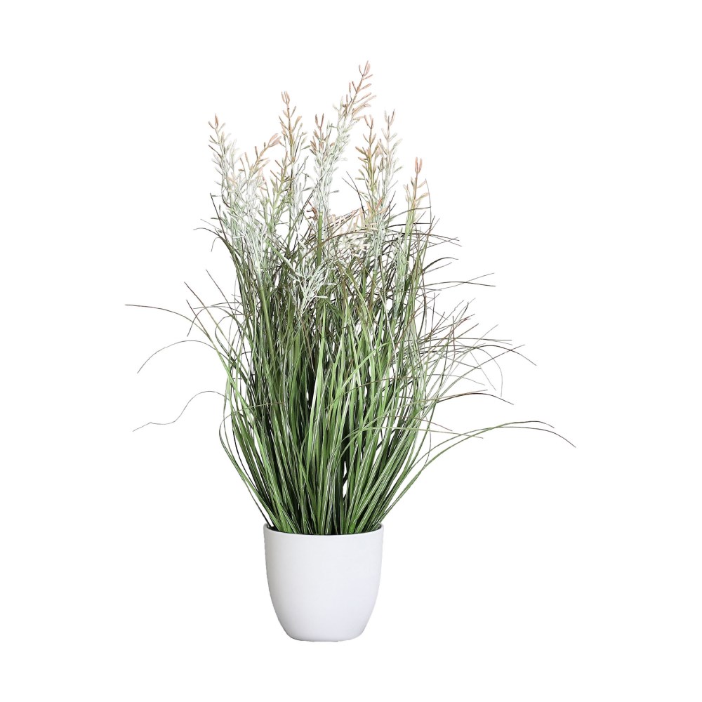 Gras im Topf grün/weiß