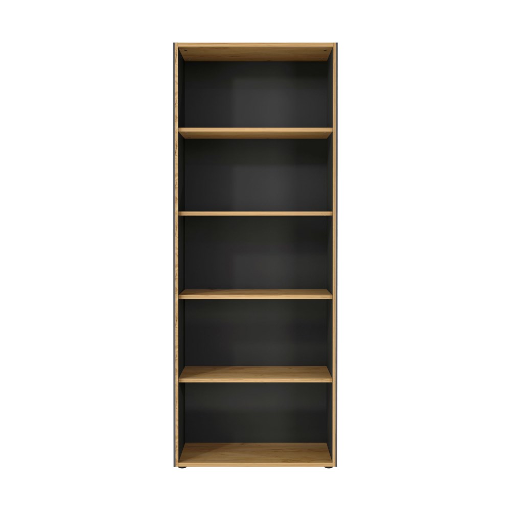 Regal Vito Podium 549 Graphit/Navarra-Eiche-, Nachbildung, ca. 75x196x40cm