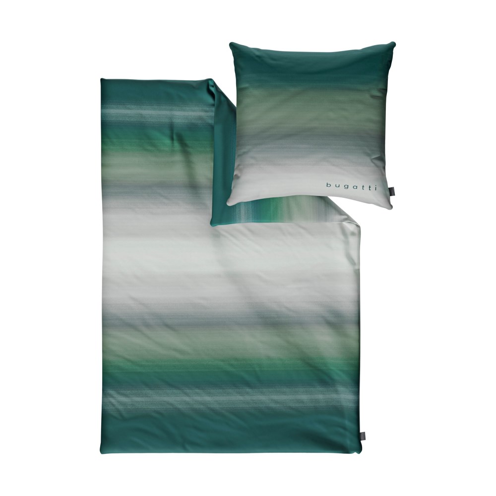 Bettwäsche bugatti grün/grau 135 x 200 cm online kaufen