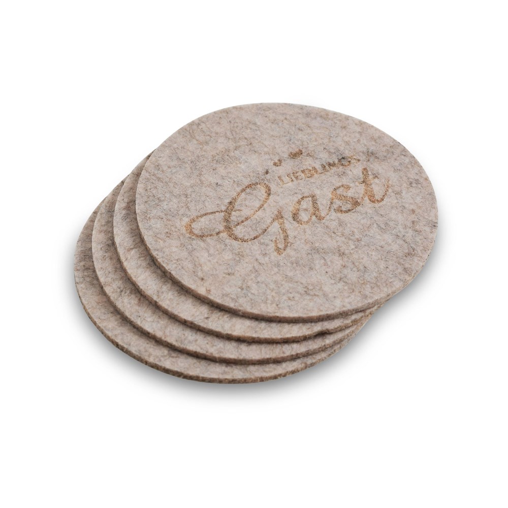 Casa Nova Untersetzer-Set 4-teilig beige