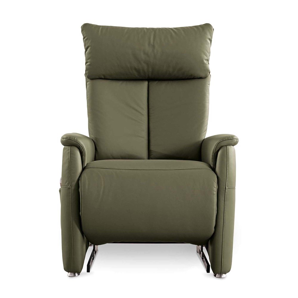 TV-Sessel Vito Variety 5.1 "PL" Leder Punch olive, ca. 82x118x89 cm