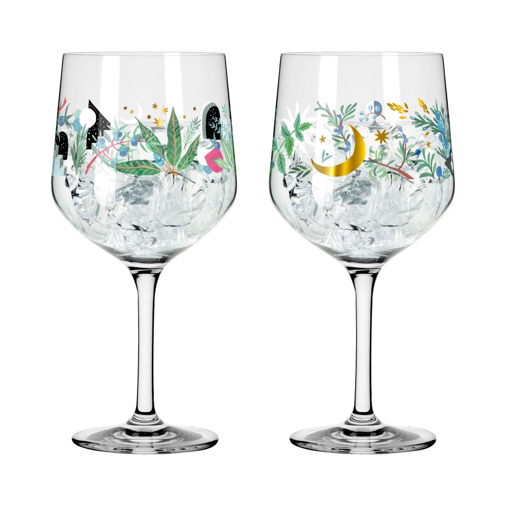 Gingläser-Set 720ml Botanic Glamour