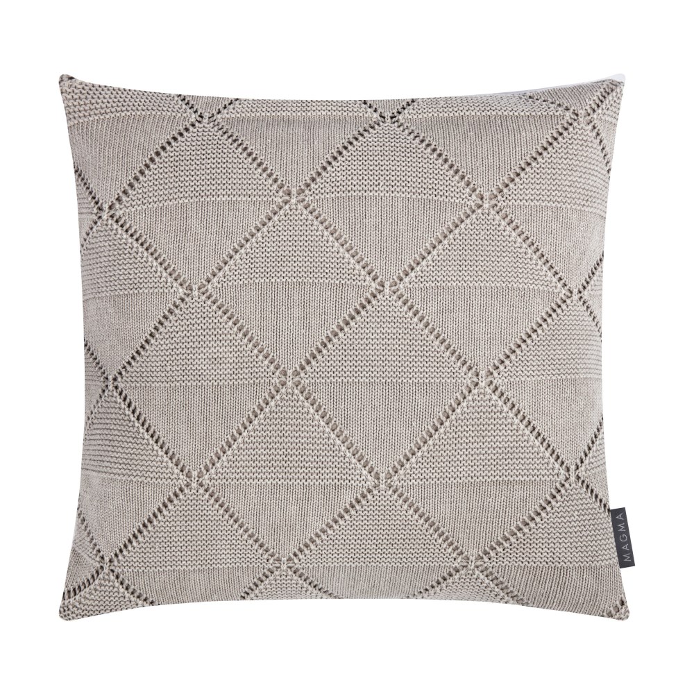 Kissenhülle Purl taupe
