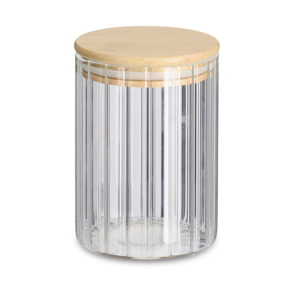 Vorratsglas 610ml klar/braun