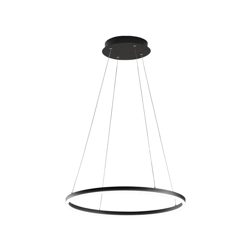 Pendelleuchte Giotto Metall schwarz, Höhe ca. 200 cm, 1xLED-31W 3190lm 3000K +