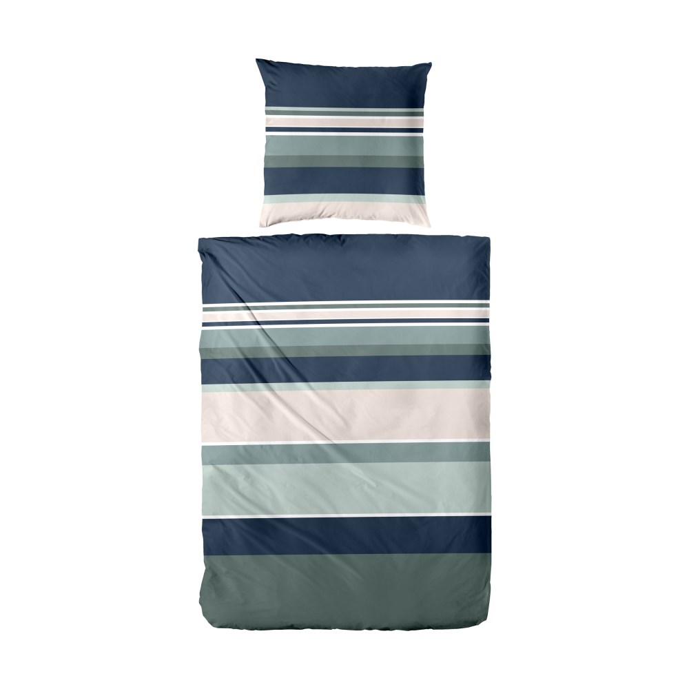 Bettwäsche blau/grün