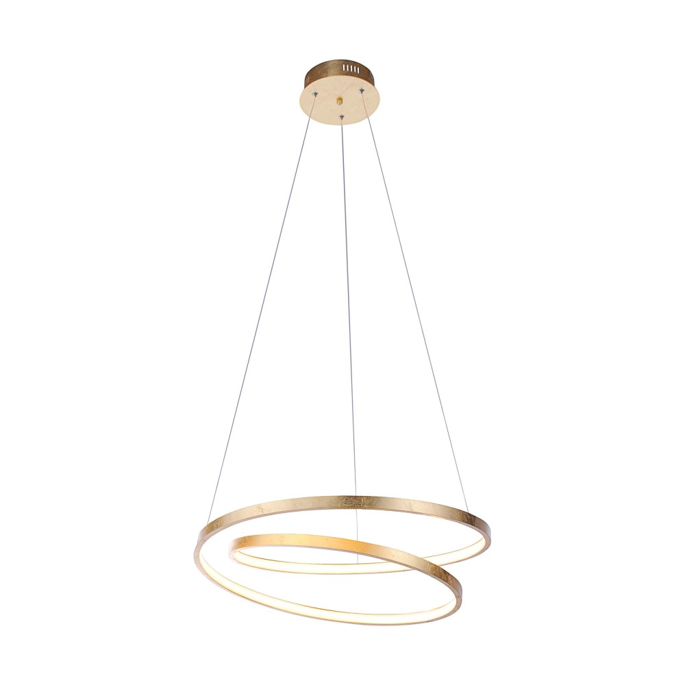 Pendelleuchte Roman goldfarben ca. D 55 cm, 1xLED 30W 4000lm 3000K